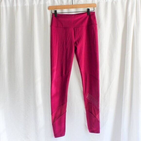 Victoria Secret Sport High Rise Knockout Tight Leggings Bright Fuchsia Small - Picture 1 of 6